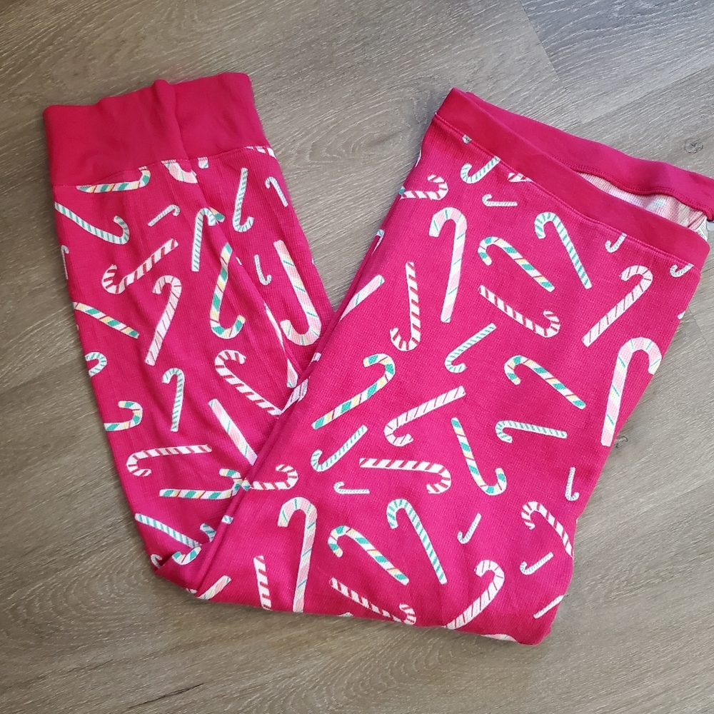 Old Navy Candy Cane Print Thermal Pants 4X